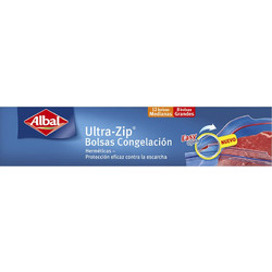 ALBAL HERMETIC FREEZER BAGS 2 SIZES 20 u