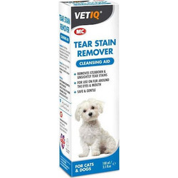 VetIQ Tear Stain Remover Σταγόνες για Καθαρισμό Ματιών Σκύλου 100ml