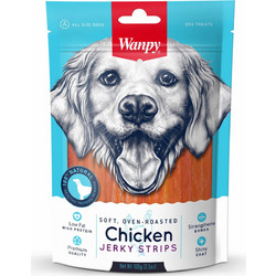 Wanpy Soft Oven Roasted with Chicken Jerky Strips 100gr