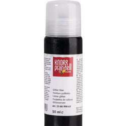 Knorr Prandell - Glitter Glue, Black 50ml 8099-061
