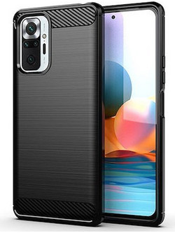 Θήκη Σιλικόνης Carbon Look Για Xiaomi Redmi Note 11 4G / Note 11s 4G -Μαύρο