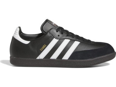Adidas Samba Leather Ανδρικά Sneakers Μαύρα 019000