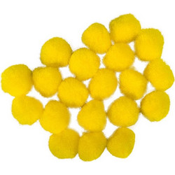 POM-POM 20mm ΚΙΤΡΙΝΟ 20ΤΕΜ