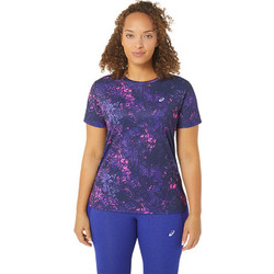 ASICS AOP SS Top Γυναικείο Αθλητικό T-Shirt Μωβ 2012C853-400