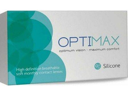 Optimax Silicone Μηνιαίοι Φακοί Επαφής Σιλικόνης Υδρογέλης 3τμχ