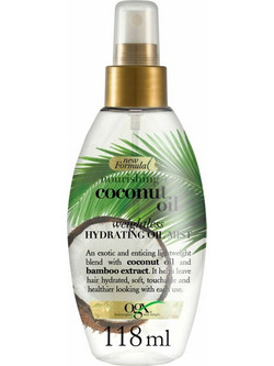 OGX Coconut Oil Weightless Hydration Oil Mist Ξηρό Λάδι Μαλλιών 118ml
