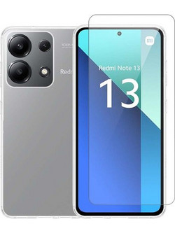 Redshield Xiaomi Redmi Note 13 TPU & Tempered Glass Θήκη Κινητού & Προστατευτικό Οθόνης