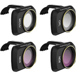 Σετ 4 φίλτρων CPL ND 4/8 UV Sunnylife για DJI Mini 2 (MM-FI9257)