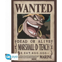 Abysse One Piece Wanted Blackbeard Poster Chibi 52x38cm (GBYDCO267)