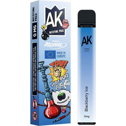 Ηλεκτρονικός Ναργιλές Atomic E-Shisha Blackberry Ice 2ml 700 Puff - Χωρίς Νικοτίνη