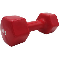 Ligasport OEND390399 Red Βαράκι Εξάγωνo Βινυλίου 6kg