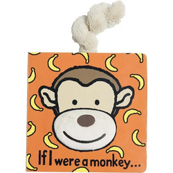 Jellycat BB444M Jellycat Books If I Were A Monkey.Board Book
