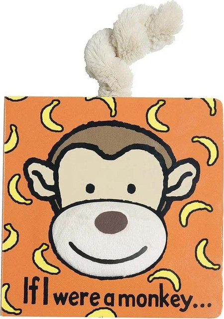 Jellycat BB444M Jellycat Books If I Were A Monkey.Board Book