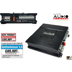 Audio System X-80.4 D Mini Ενισχυτής Αυτοκινήτου 4 Καναλιών D
