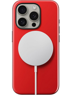 Nomad Sport Case - Σκληρή Θήκη MagSafe με TPU Bumper - Apple iPhone 15 Pro - Night Watch Red (NM01586285)