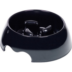 Αντιλαιμαργικό Μπολ για Σκύλους Nobby Anti-gulping bowl Μ 17,5x6,5cm 400ml Μαύρο