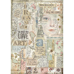 ΡΙΖΟΧΑΡΤΟ DECOUPAGE A4 LOVE ART 4438