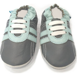Minifeet Βρεφικά Slip Ons Αγκαλιάς Ανθρακί 15090