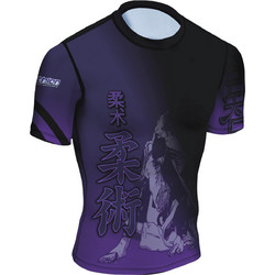 Athlon Ranked Ground Control - Κοντομάνικο Rash Guard Λευκό