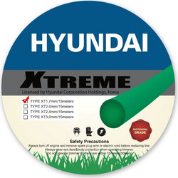 Hyundai Xtreme 81F01 Μεσινέζα Στρογγυλή 1.7mm x 15m