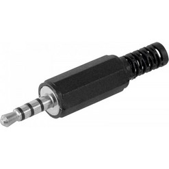 Φίς 3.5mm Stereo με 4 Pin