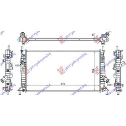 Ψυγειο 1,6-1,8-2,0TDCi-2,5 ST(67x38)M/A Mazda 3 SDN-H/B (BK) 04-08 - 026006315