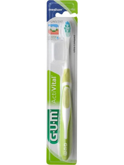 Gum Activital 583 Compact Medium Οδοντόβουρτσα Λαχανί