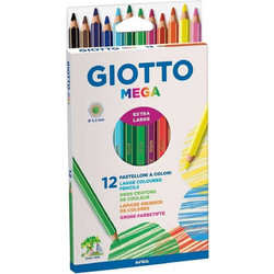Giotto Mega Ξυλομπογιές Σετ 12τμχ