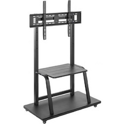 Gembird TVS-100F-01 Βάση Τηλεόρασης Δαπέδου Τροχήλατη 37"-100" έως 150kg