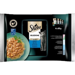 Sheba Selezione Adult with Fish in Gravy 4x85gr