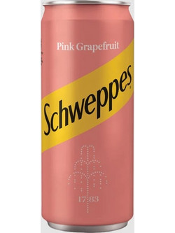 Schweppes Pink Grapefruit Κουτι 330Ml (36)