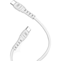 Earldom EC-070C Καλώδιο USB-C to USB-C 1m Λευκό