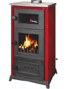 Simge No 901 Μαντεμένια Ξυλόσομπα με Φούρνο 12kW