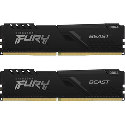 Kingston Fury Beast 16GB (2X8GB) DDR4 RAM 3600MHz C17 Black