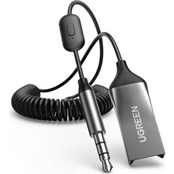 UGREEN Car Bluetooth 5,0 AUX Adapter Audio Receiver USB to 3,5mm Hands Free Kit Support TF Card
