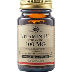 Solgar B1 100mg 100 Κάψουλες