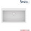 Sanitec Ultra Granite 808 Υποκαθήμενος Νεροχύτης Γρανίτη Ματ Bianco 79x50cm