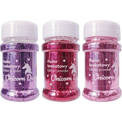 Σκόνη Λάμψης Interdruk 337450 Glitter Unicorn 45gr 1 τεμ. (Τυχαία Επιλογή Χρώματος)