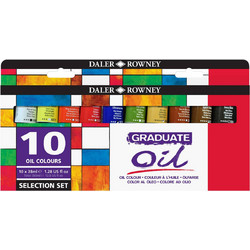 Graduate Χρώματα Λαδιού σε Σετ Selection 10τμχ x 38ml