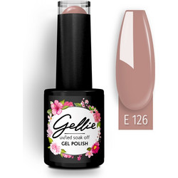Gellie UV Led Soak Off E 126 Ημιμόνιμο Βερνίκι Νυχιών 10ml