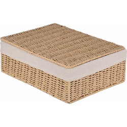 Estia Κουτί Αποθήκευσης και Οργάνωσης Botanica 36x27x13cm με Εσωτερική Επένδυση και Καπάκι 02-18733