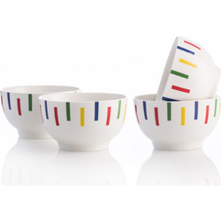 BENETTON Σετ 4 Τεμάχια Μπολ Πορσελάνης 650ml BE-0253 BGBE000253