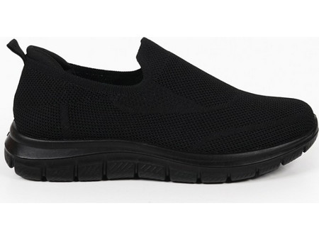 ΑΝΔΡΙΚΑ SNEAKERS ΤΥΠΟΥ ΚΑΛΤΣΑ ΜΑΥΡΟ - ΜΑΥΡΟ