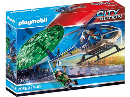 Playmobil City Action Εναέρια Αστυνομική Καταδίωξη για 4-10 Ετών 70569