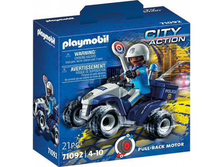 Playmobil City Action Αστυνομικός με Γουρούνα 4x4 για 4-10 Ετών 71092