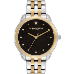 Olivia Burton Γυναικείο Ρολόι με Ασημί Χρυσό Μεταλλικό Μπρασελέ 24000049
