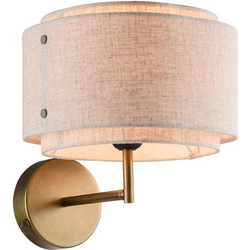 Φωτιστικό Τοίχου Takai E27 23x25cm Beige Dftp