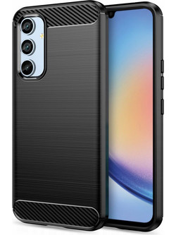 Techsuit Carbon Silicone Θήκη Black (Samsung Galaxy A34 5G)