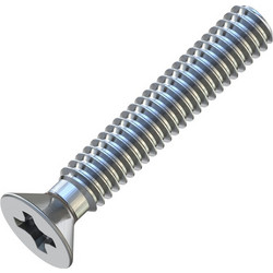 Μηχανόβιδες Φρεζάτες Σταυρού M2x12mm Γαλβανιζέ DIN 965 (Τιμή ανά Τεμάχιο)