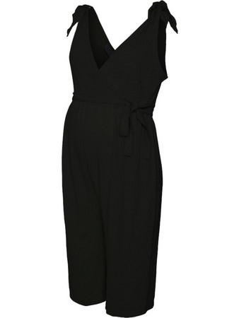 Καλοκαίρνο playsuit εγκυμοσύνης organic black 20020478 Mamalicious